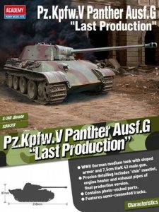 Model plastikowy Pz.Kpfw.V Pantera Ausf.G późna produkcja