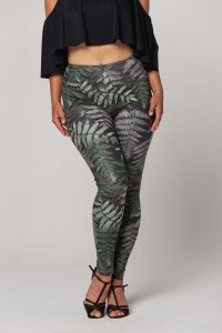 Legginsy taneczne PAPROTKA