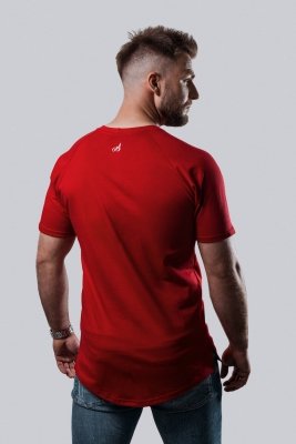 T-shirt taneczny SPANISH TEE #BACHATERO czerwony