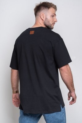 T-Shirt oversize &quot;BAILALO LOCO&quot; czarny