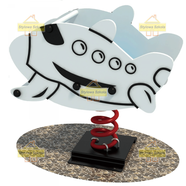 bujak samolot, bujak, bujak na plac zabaw, sprężynowiec samolot