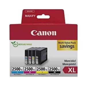 Canon oryginalny ink / tusz PGI-2500XL BK/C/M/Y MULTI, 9254B010, CMYK