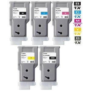 Canon oryginalny ink / tusz PFI-207  MBK, 8788B001, czarny mat, 300ml