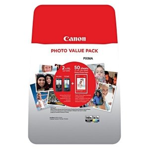 Canon oryginalny ink / tusz PG-560XL/CL-561XL multipack + GP-501, 3712C008, black/color, blister, black 400/color 300s, black 14.3