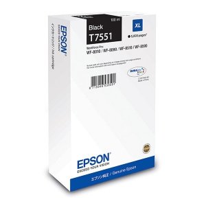 Epson oryginalny ink / tusz C13T75514N, T7551, XL, black, 5000s, 100ml, 1szt