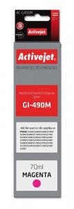 Tusz Activejet AC-G490M (zamiennik Canon GI-490M; Supreme; 70 ml; czerwony)