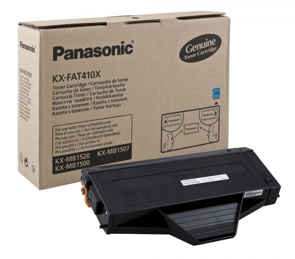 Toner oryginalny Panasonic KX-FAT410X do KX-MB1500 / KX-MB1507 / KX-MB1520 na 2,5 tys. str.