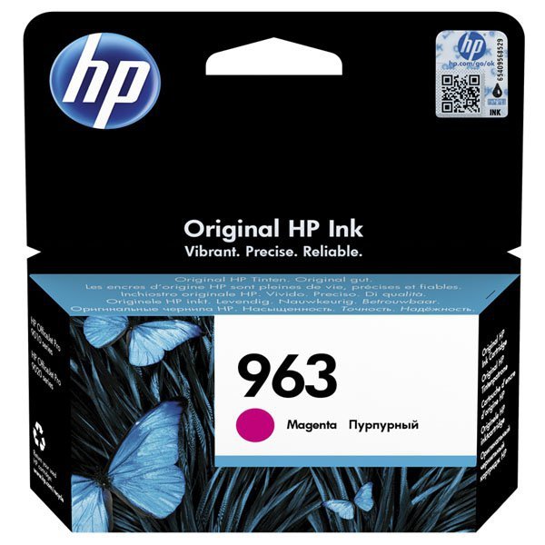 HP oryginalny ink / tusz 3JA24AE#301, HP 963, magenta, blister, 700s, 10.77ml