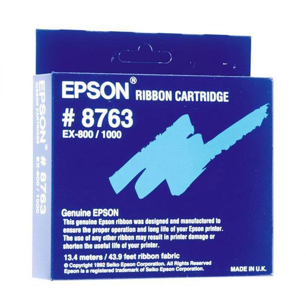 Epson oryginalny taśma do drukarki, 8763/C13S015054, czarna, Epson