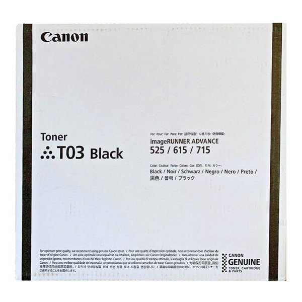 Canon oryginalny toner T03 BK, 2725C001, black, 51500s