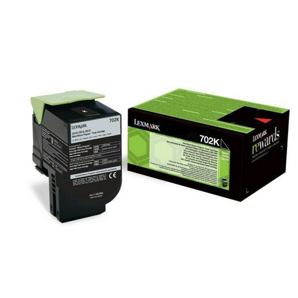 Lexmark Toner 70C20K0 Black 1K 702K CS310dn, CS310n, CS410dn, CS410dtn,