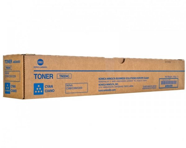 Minolta Toner TN-324C C258 Cyan 26K