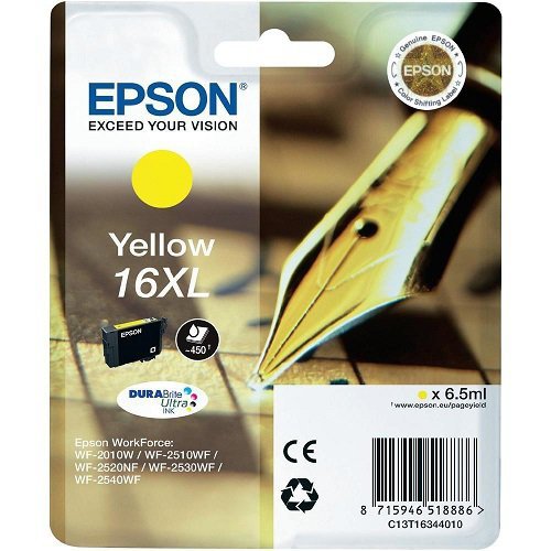 Epson Tusz 16XL WF2010 T1634 Yellow 6,5ml