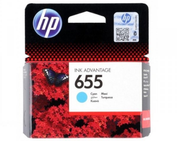 HP Tusz nr 655 CZ110AE Cyan 600str