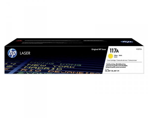 Oryginalny toner HP 117A / W2072A  do HP Color Laser 150 / 150a / 150nw / 170 / 178nw / 178nwg / 179fng / 179fnw na 700 str. 