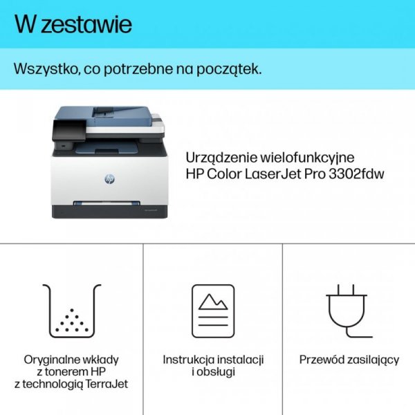 Urządzenie wielofunkc.HP Color LaserJet Pro 3302fdw