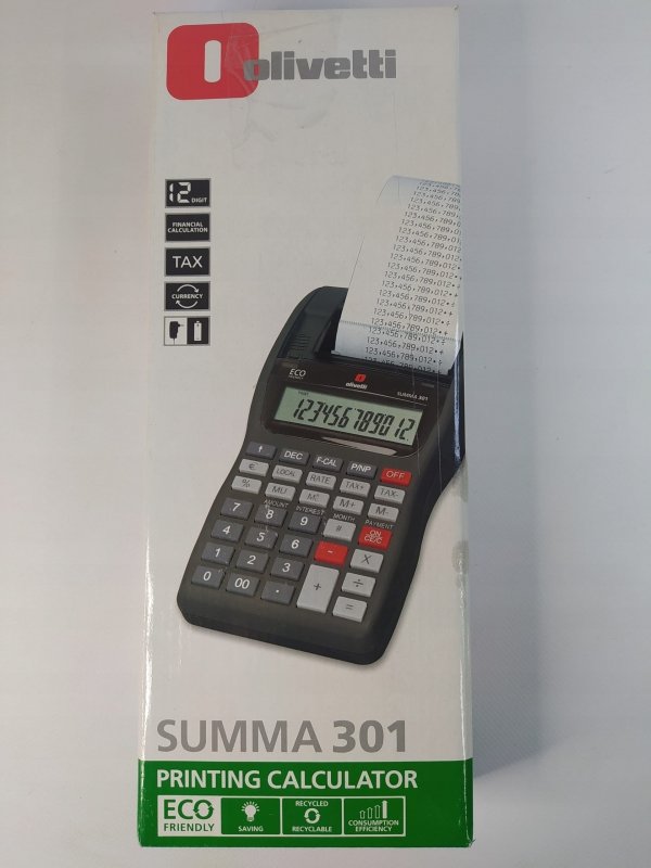 Kalkulator biurowy, z drukarką Olivetti B8969