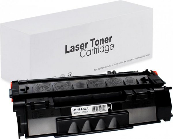 Toner czarny HP-49A/53A | Q5949A / Q7553A zamiennik | 3000str.