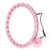 ZESTAW HULA HOP HHW02 LIGHT PINK Z WYPUSTKAMI I OBCIĄŻNIKIEM HMS + PAS BR163 RED