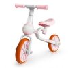 Rower rowerek biegowy 4w1 Pedały Kółka boczne różowy ECOTOYS