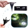 Lampy ogrodowe solarne najazdowe gruntowe czujnik zmierzchu wbijane świecący dysk 8LED 12szt. zimny biały