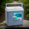 Lodówka samochodowa elektryczna 24L KAMAI ICEGO, zasilanie 12-230V, niebieska