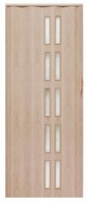 Drzwi harmonijkowe 005S DĄB SONOMA - 80 cm