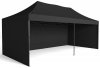 Pawilon handlowy ekspresowy - 3x6 m - czarny