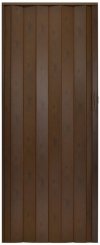 Drzwi harmonijkowe 001P WENGE MAT G - 80 cm