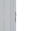 Drzwi harmonijkowe 001P BIAŁY DĄB MAT - 80 cm