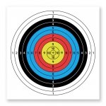 Tarcze łucznicze papierowe inSPORTline Dabbak 60x60cm 10 szt.