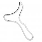 Metalowa szpatułka do masażu inSPORTline Boskra ∙ stal nierdzewna ∙ drenaż limfatyczny ∙ ujędrnianie skóry