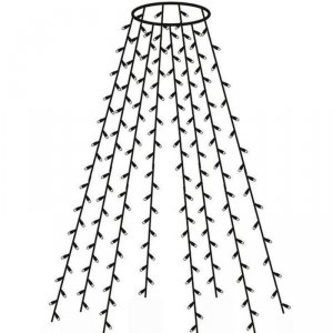 Kurtyna świetlna 300 lampek LED na choinkę