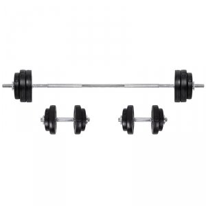 Zestaw obciążeń i gryfów inSPORTline BS08 5-50 kg