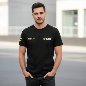 Koszulka bawełniana W-TEC Signature ∙ T-shirt ∙ z akcentem moto ∙ wygodna ∙ oddychający materiał ∙ luźny krój