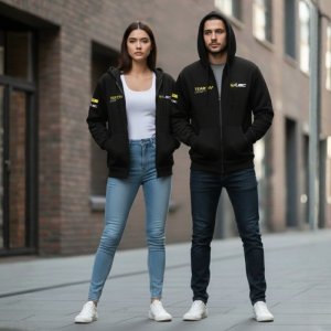 Bluza z kapturem unisex W-TEC Signature ∙ dwie kieszenie ∙ regulowany kaptur ∙ elastyczne ściągacze ∙ bawełna/poliester