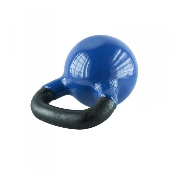 KNV06 BLUE KETTLEBELL ŻELIWNY POKRYTY WINYLEM HMS