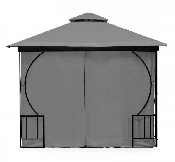 Namiot pawilon ogrodowy 2w1 3x3 m moskitiera i pełne ścianki MultiGarden