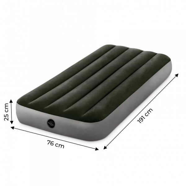 Materac dmuchany łóżko 1-osobowe 191x76 cm INTEX 64106