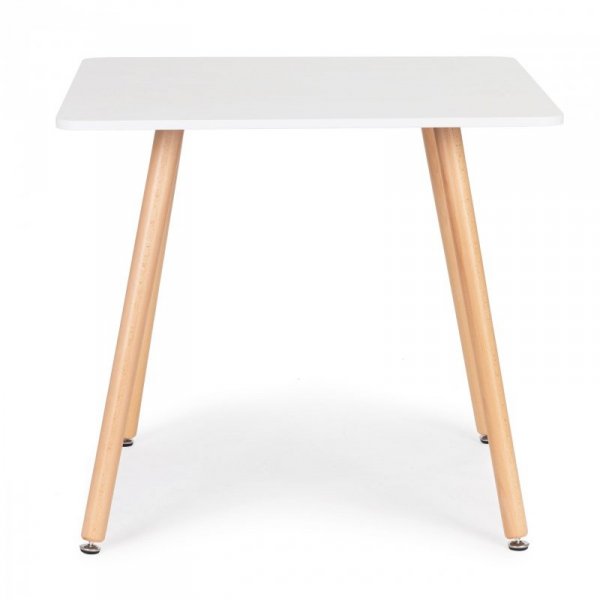 Stolik kuchenny nowoczesny drewniany kwadratowy 80x80 cm ModernHome
