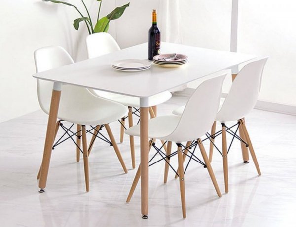 Stół stolik prostokątny 120x80 cm nowoczesny do jadalni salonu kuchni ModernHome