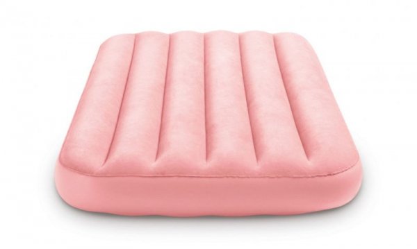 Materac dmuchany dla dzieci do spania 157x88x18 cm różowy INTEX 66803NP PINK