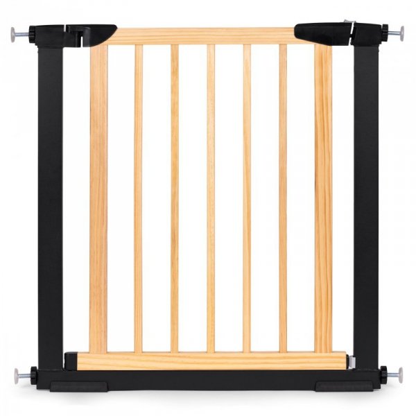 Bramka barierka zabezpieczająca 74-80 cm na schody i drzwi metal drewno