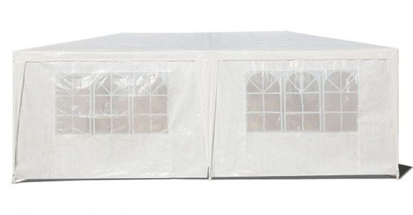 Namiot pawilon ogrodowy handlowy 3x6 m 6 ścianek biały MultiGarden