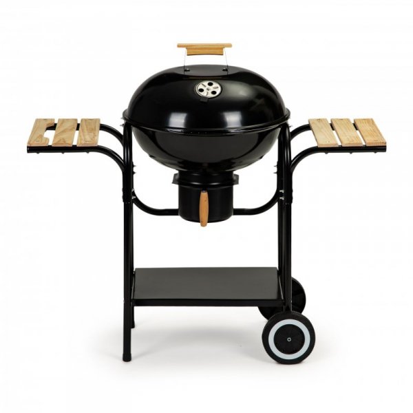 Grill ogrodowy węglowy z pokrywą i półkami ruszt popielnik MultiGarden