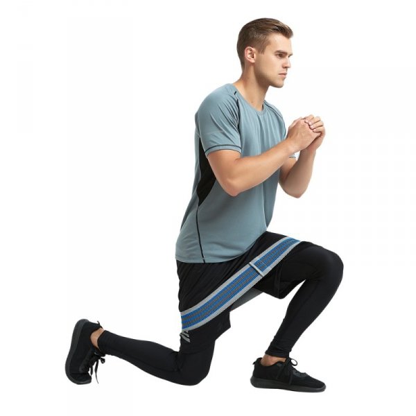 Opaska wzmacniająca do ćwiczeń fitness ekspander inSPORTline Lopr 76x8 cm / 21 kg