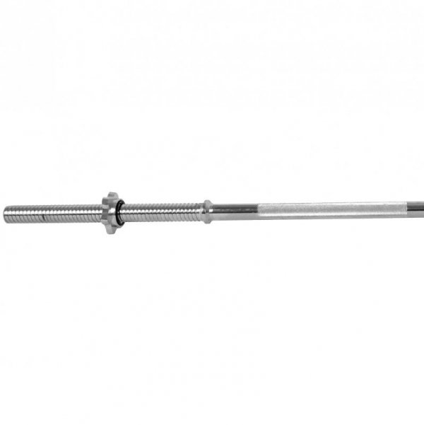 Gryf prosty gwintowany inSPORTline RB-86T 220 cm ∙ 30 mm ∙ 200 kg ∙ zaciski w komplecie