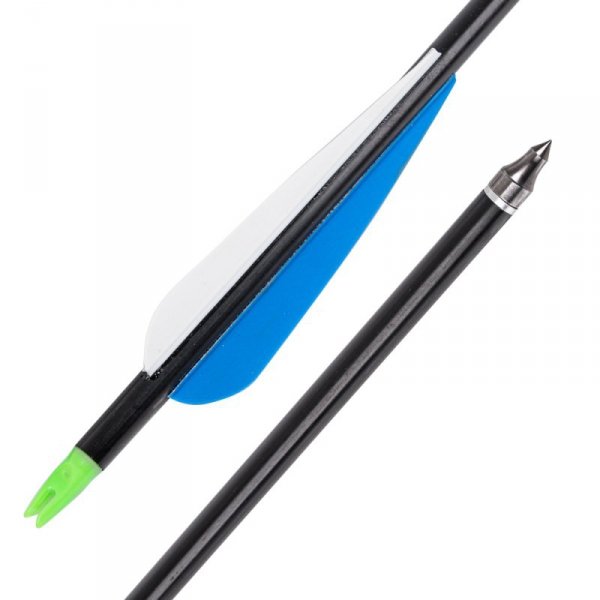 Aluminiowe strzały inSPORTline Aluson 30" ∙ spine 310 ∙ waga 38 g ∙ wymienne groty stalowe ∙ aluminiowy trzon ∙ zestaw 10 szt