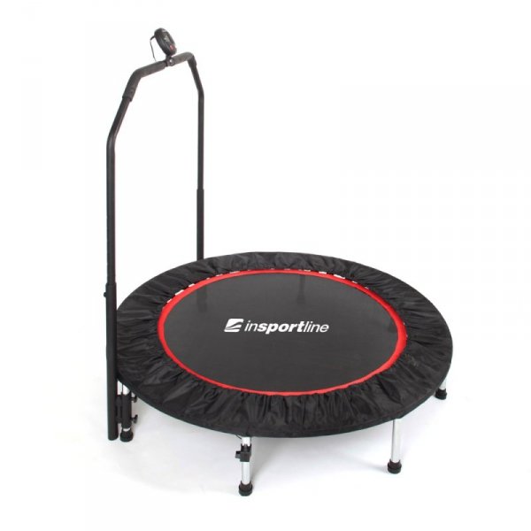 Trampolina fitness z poręczą inSPORTline PROFI Digital 100 cm