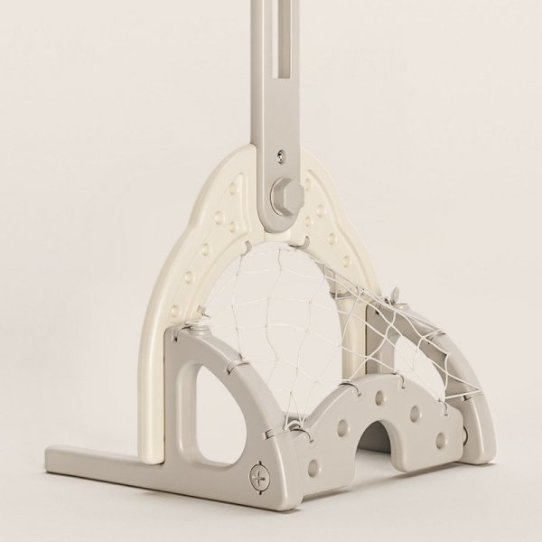 Wielofunkcyjny kosz 3w1 inSPORTline Estrelino ∙ bramka, obręcz, kij golfowy ∙ lekka waga ∙ elastyczne piłki ∙ wspiera rozwój mot